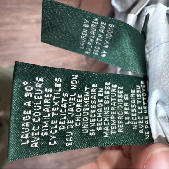 Ralph Lauren Womens PM White Silver Metallic Reversible Vest Snaps‎ $189 NWOT - Picture 10 of 12